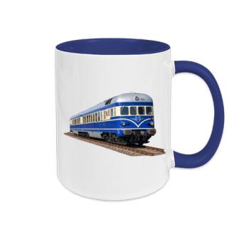 Tasse „Blauer Blitz“ – Eisenbahnnostalgie für die Kaffeepause
