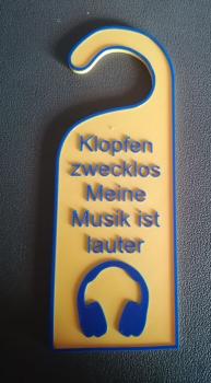 Türanhänger mit lustigen Sprüchen