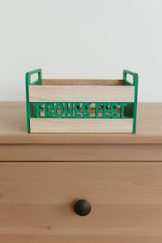 Dekoratives Geschenk-Körbchen aus Holz & 3D Druck