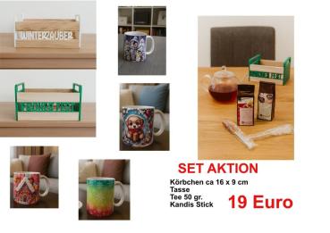 Preview: Geschenk Körbchen Set