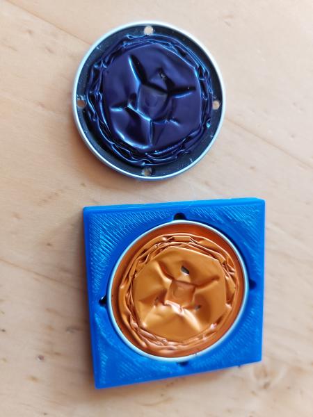 Bohrlehre für Kaffeekapseln