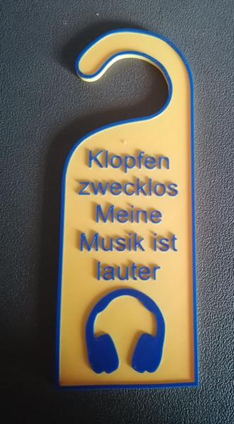Türanhänger mit lustigen Sprüchen