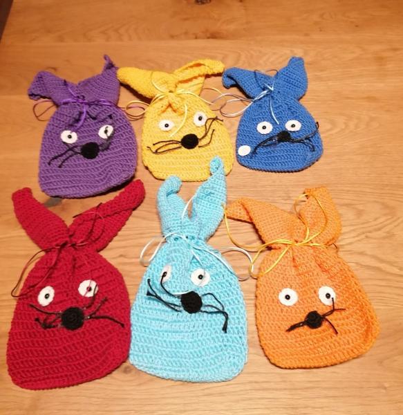 Osterbeutel gehäkelt