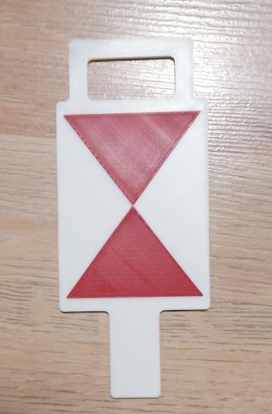 Zugschluss Schlüsselanhänger